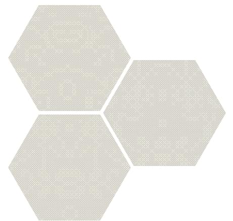 Apavisa Punto Croce White Natural Hexagon 25x29