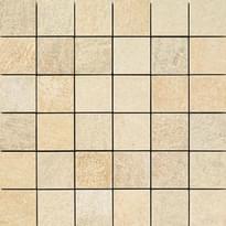 Плитка Apavisa Quartzstone Deco Beige Estructurado Mosaico 5x5 29.75x29.75 см, поверхность матовая, рельефная