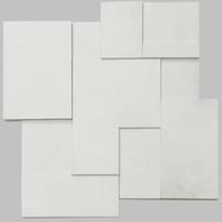 Плитка Apavisa Regeneration White Natural Mosaic Brick 28.79x28.79 см, поверхность матовая, рельефная