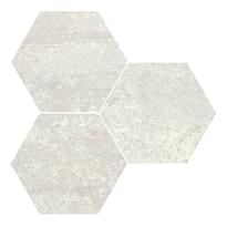 Плитка Apavisa Rust White Natural Hexagon 25x29 см, поверхность микс, рельефная