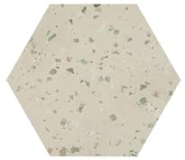 Плитка Apavisa South Green Natural Hexagon 25x29 см, поверхность матовая, рельефная
