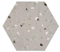 Плитка Apavisa South Grey Natural Hexagon 25x29 см, поверхность матовая, рельефная