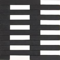 Плитка Apavisa Spectrum Black Satinado Mosaic Link 29.75x29.75 см, поверхность полуматовая