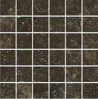 Плитка Apavisa Sybarum Black Silk Mosaic 5x5 29.75x29.75 см, поверхность матовая