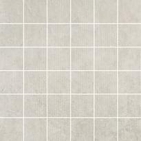 Плитка Apavisa Sybarum White Scavato Mosaic 5x5 29.75x29.75 см, поверхность матовая, рельефная