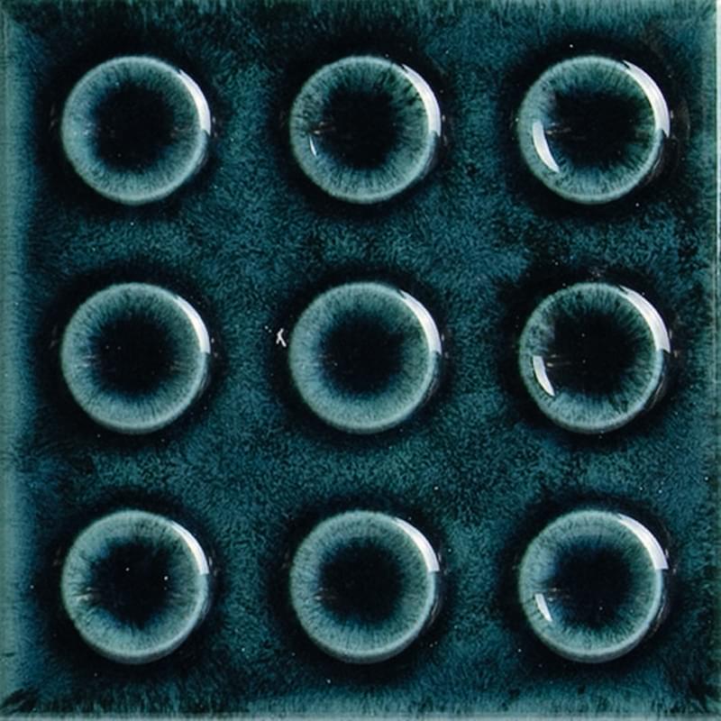Плитка Ape Carmen Acrux Zafire 10x10 см, поверхность глянец, рельефная