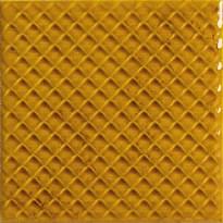 Плитка Ape Carmen Mimosa Amber 10x10 см, поверхность глянец, рельефная