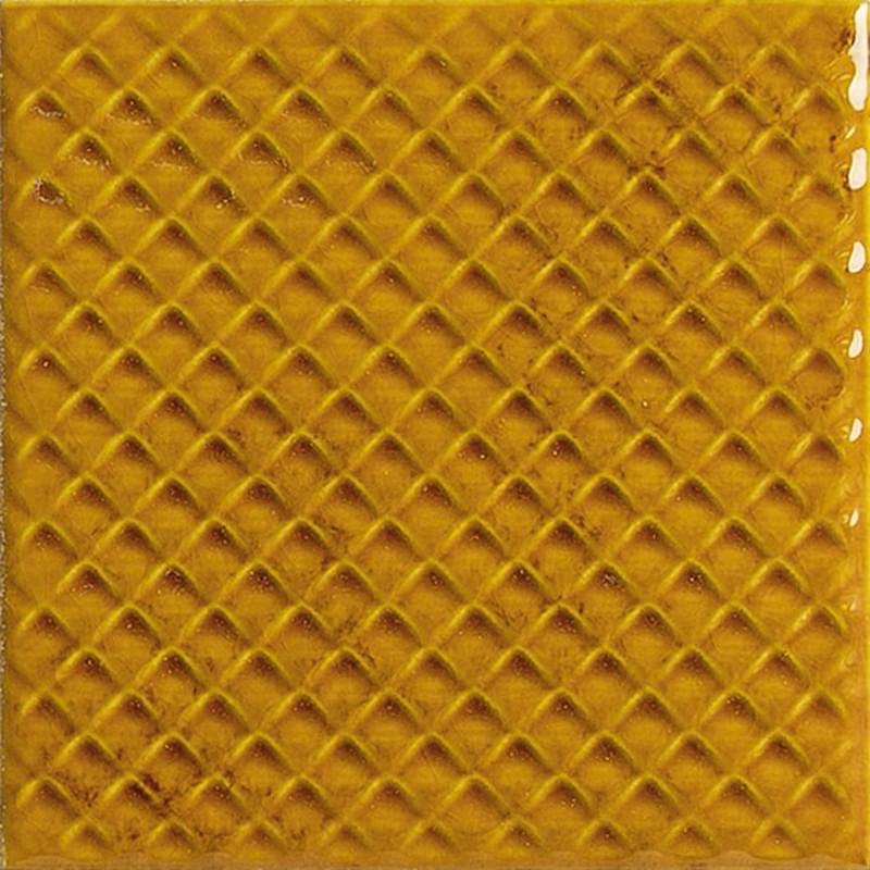 Плитка Ape Carmen Mimosa Amber 10x10 см, поверхность глянец, рельефная