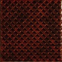 Плитка Ape Carmen Mimosa Garnet 10x10 см, поверхность глянец, рельефная