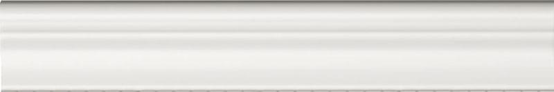Плитка Ape Fables Moldura Plinth White Mate 5x30 см, поверхность матовая