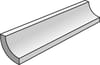 Плитка Appiani Libra Colils3 Aluminium 2.5x10 см, поверхность глянец