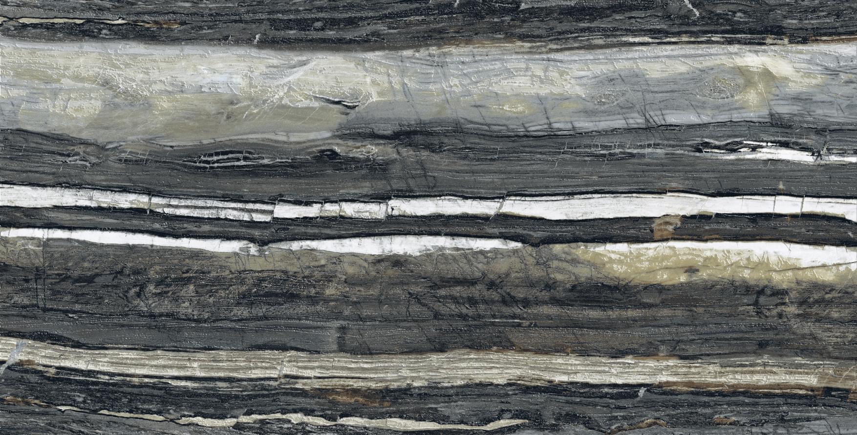 Плитка Arcadia Ceramica Brazzilian Black Shape Glue Art 60x120 см, поверхность матовая