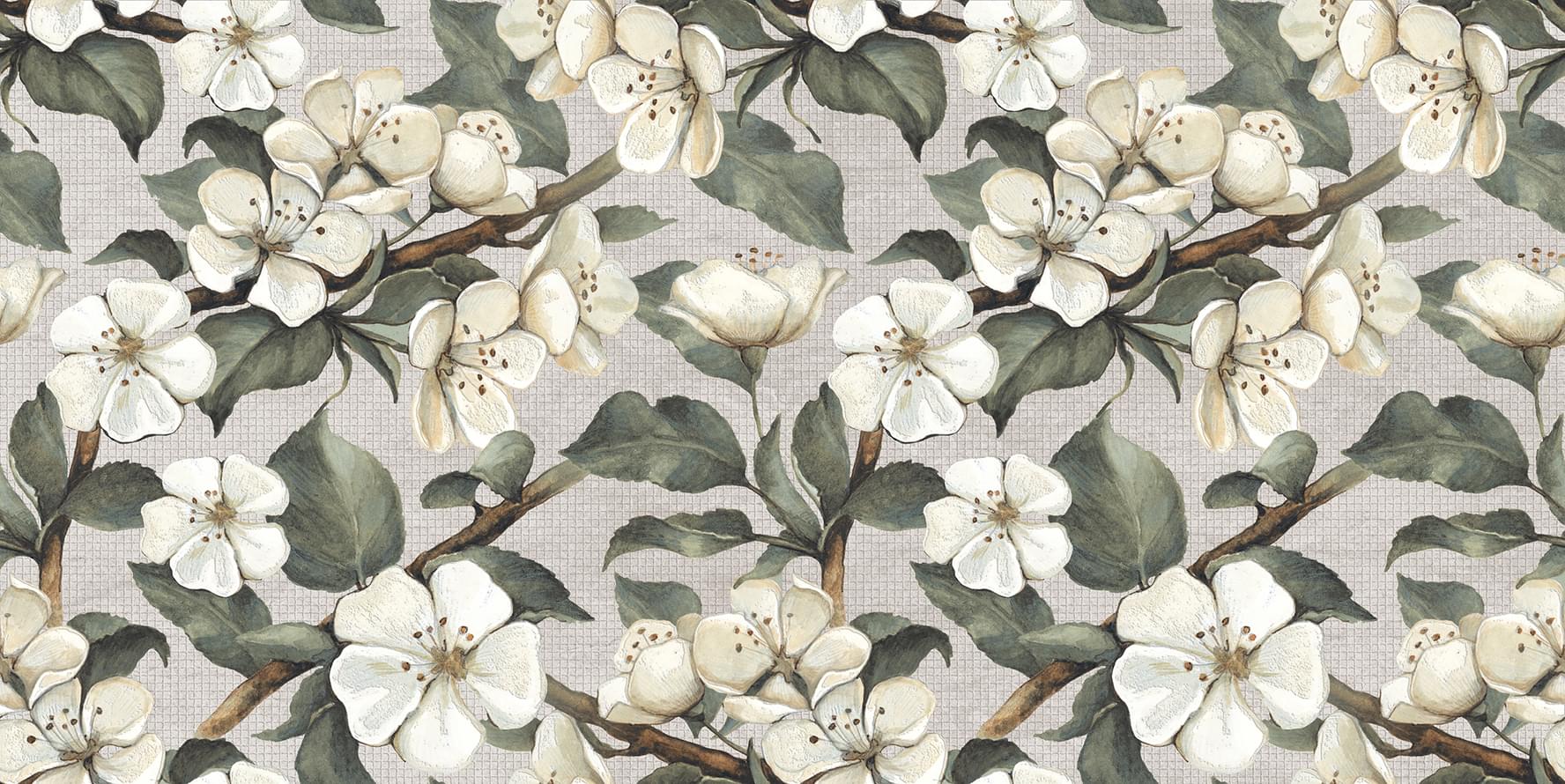 Плитка Arcadia Ceramica Corten Grey Decor Shape Glue Art 60x120 см, поверхность матовая