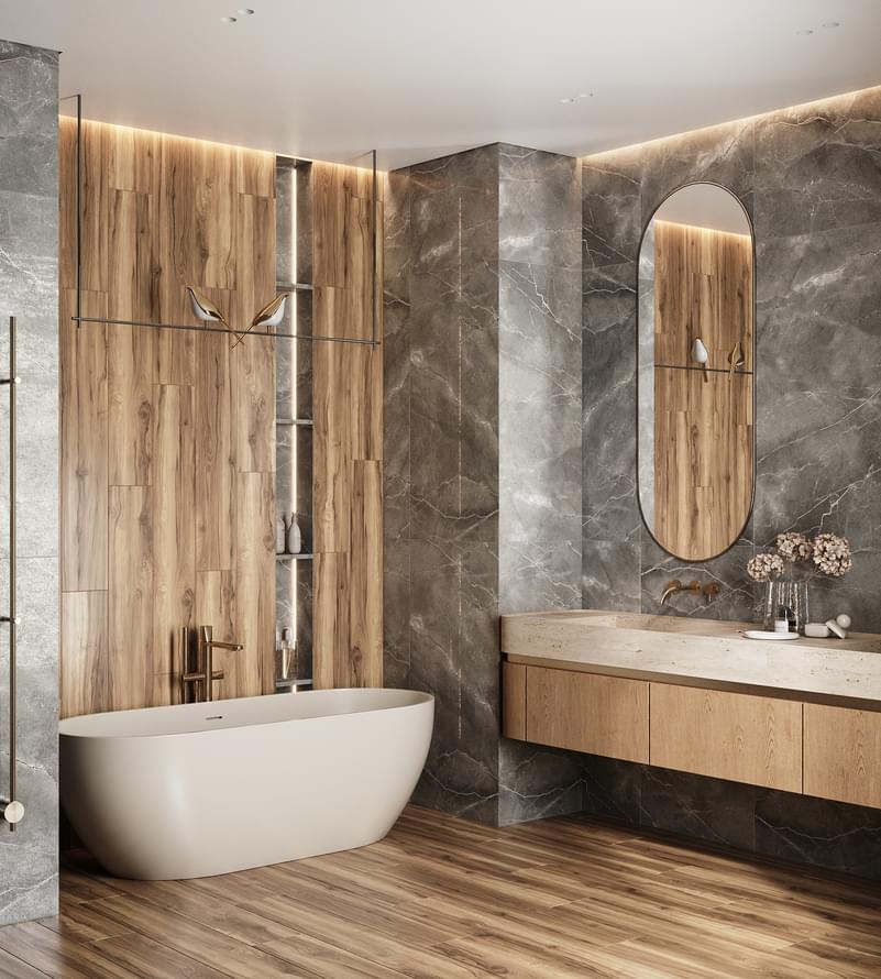 керамогранит фабрики Arcadia Ceramica коллекция Fossil