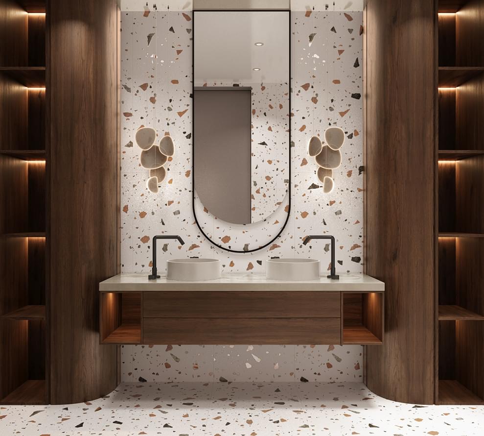 керамогранит фабрики Arcadia Ceramica коллекция Terazzo