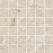 Плитка Arcana Black And Cream Cream Mosaic Beach 30x30 см, поверхность матовая