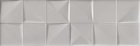 Плитка Argenta Lure Mosaic Grey 20x60 см, поверхность глянец, рельефная