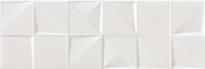 Плитка Argenta Lure Mosaic White 20x60 см, поверхность глянец, рельефная