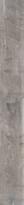 Плитка Ariana Legend Grey Rett 20x170 см, поверхность матовая