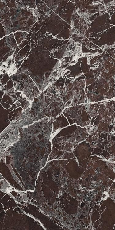 Ariostea Ultra Marmi Rosso Imperiale Lucidato Shiny Sq 37.5x75