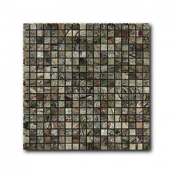 Art And Natura Marble Mosaic Rain Forest Green 30.5x30.5