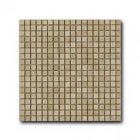 Плитка Art And Natura Marble Mosaic Travertino Classico 30.5x30.5 см, поверхность полированная