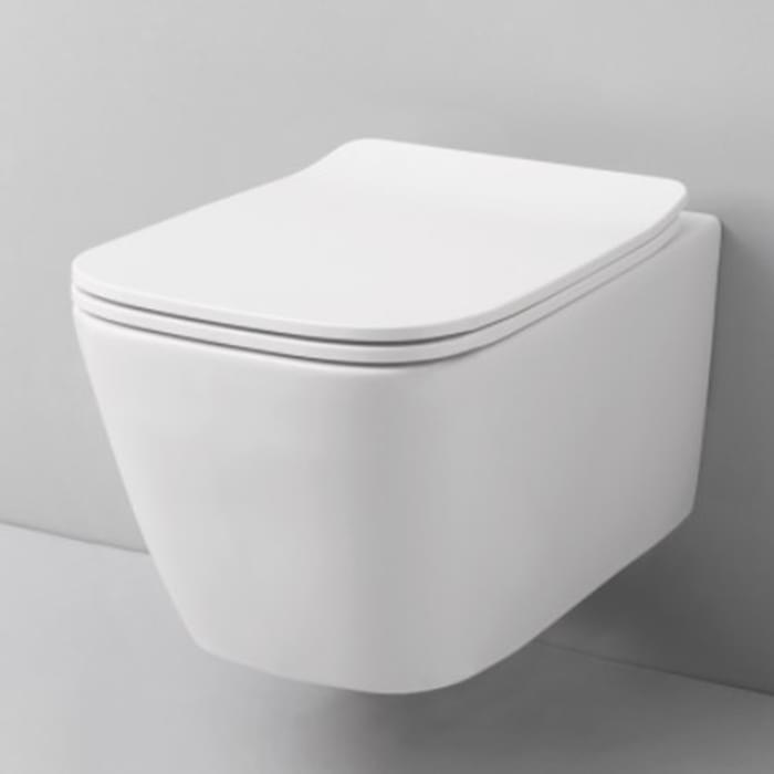 Плитка Artceram A16 A16 MINI Унитаз подвесной безободковый белый  поверхность глянец