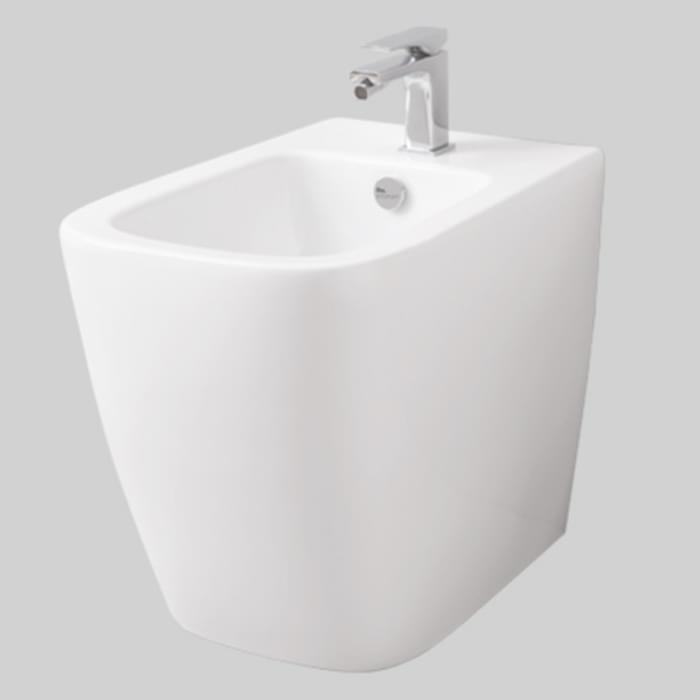 Плитка Artceram A16 A16 Биде напольное 1 отверстие saniglaze белый матовый  поверхность матовая