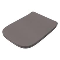 Плитка Artceram A16 Крышка с сиденьем Slim для унитаза A16 механизм soft-close серый матовый шарниры хром поверхность матовая