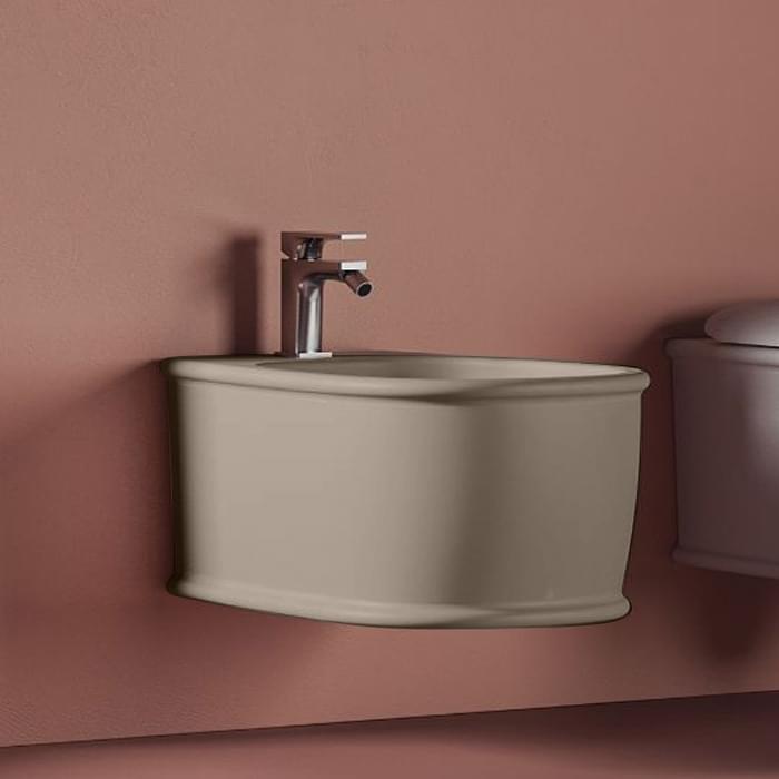 Плитка Artceram Atelier Atelier Биде подвесное с 1 отверстием под смеситель matera  поверхность матовая