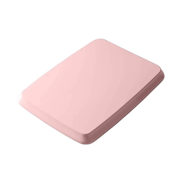 Плитка Artceram Civitas Civitas Крышка с сиденьем для унитаза механизм soft-close розовый глянец шарниры хром поверхность глянец