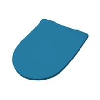 Плитка Artceram File 2.0 File 2.0 Крышка с сиденьем Slim для унитаза механизм soft-close голубой матовый шарнир хром поверхность матовая