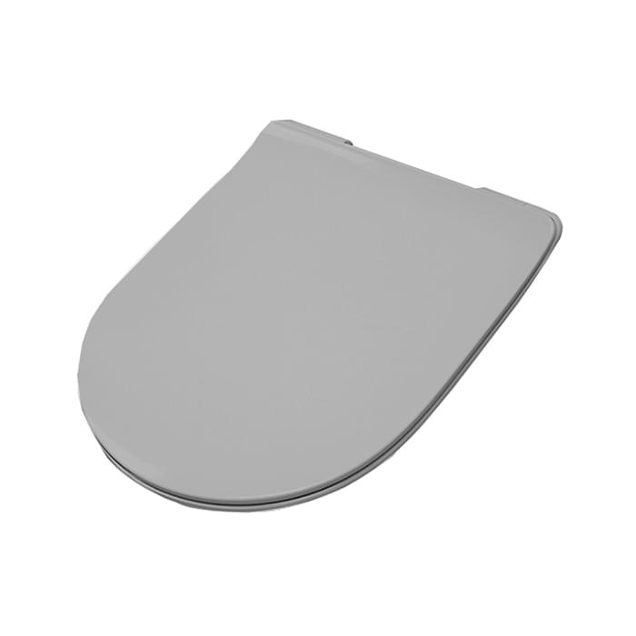 Плитка Artceram File 2.0 File 2.0 Крышка с сиденьем Slim для унитаза механизм soft-close серый матовый шарнир хром поверхность матовая