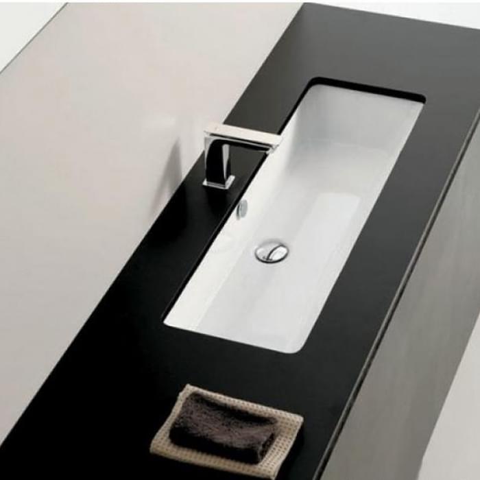 Плитка Artceram Washbasin Washbasin Раковина без отверстия. белый  поверхность глянец