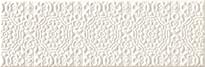 Плитка Arte Blanca Decor Bar White D 7.8x23.7 см, поверхность глянец