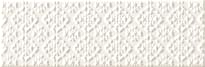 Плитка Arte Blanca Decor Bar White E 7.8x23.7 см, поверхность глянец
