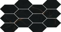 Плитка Arte Marmaris Black 22.3x42.9 см, поверхность глянец