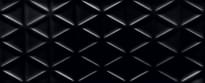 Плитка Arte Senza Geo Black Str 29.8x74.8 см, поверхность глянец, рельефная