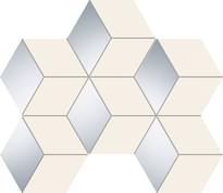 Плитка Arte Senza Mosaic White Hex 22.1x28.9 см, поверхность глянец
