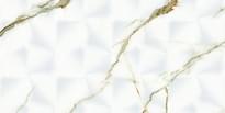 Плитка Artecera Bianco Carrara Oro Estrella 30x60 см, поверхность глянец, рельефная