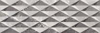 Плитка Artecera Montana Perla Rhombus 30x90 см, поверхность матовая, рельефная