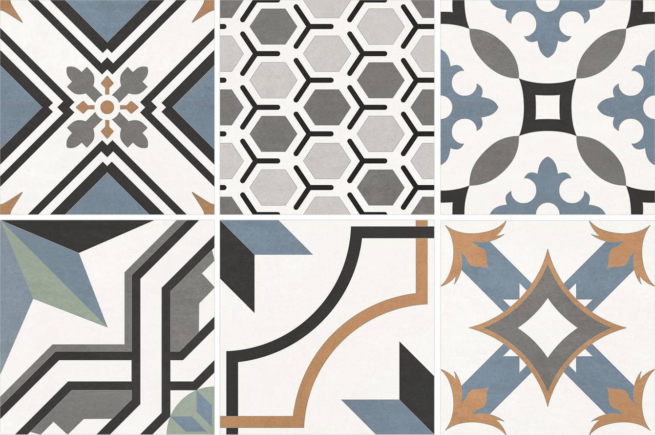 Плитка Artkera Group Design Art Mix 2 20x20 см, поверхность матовая