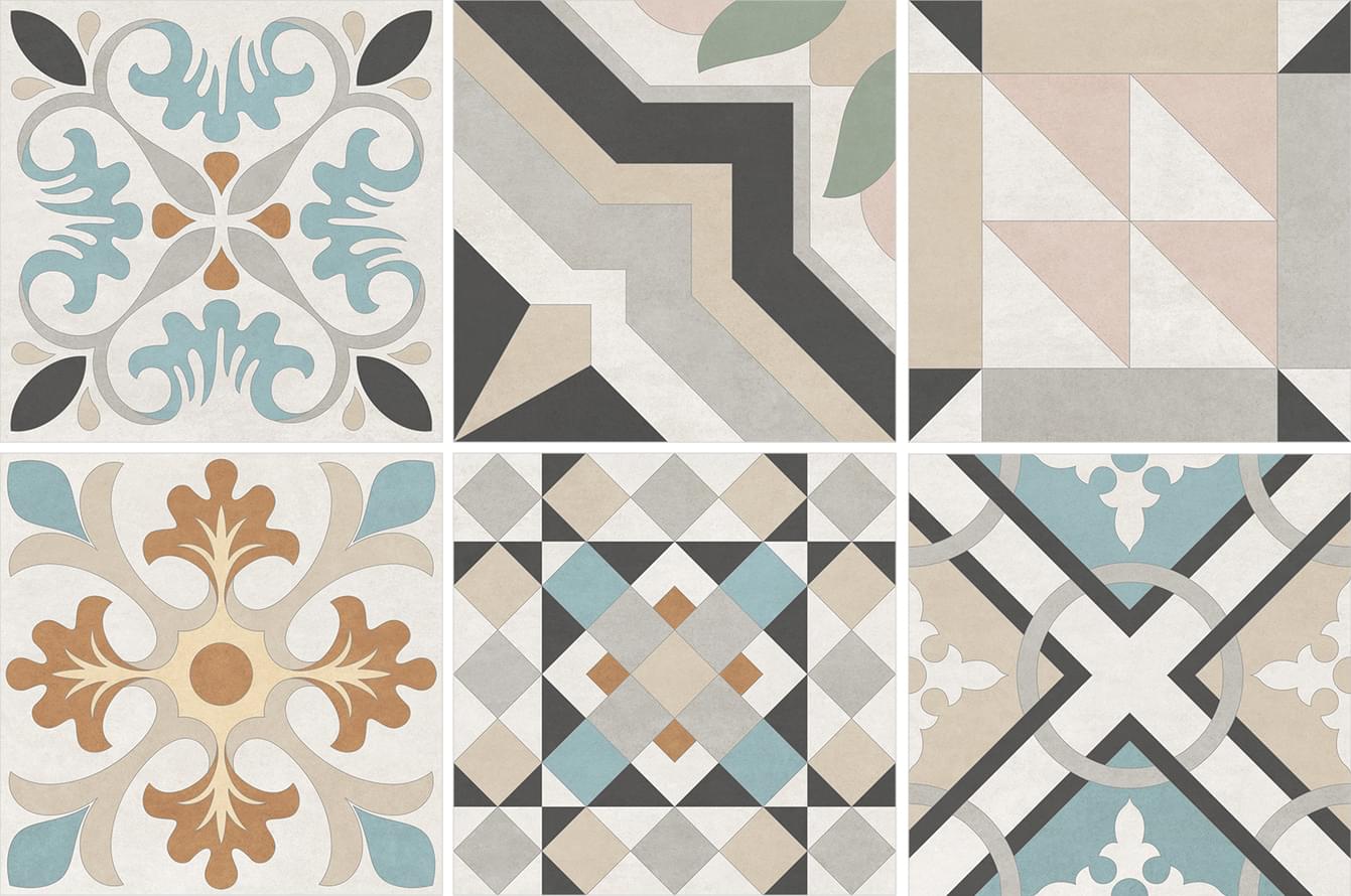 Плитка Artkera Group Design Art Mix 3 20x20 см, поверхность матовая