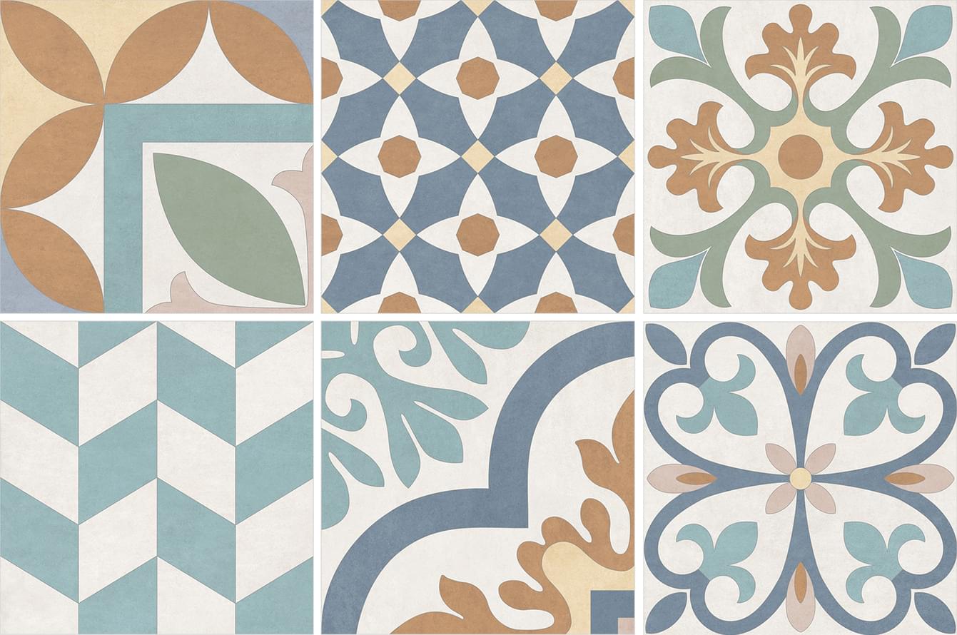 Плитка Artkera Group Design Art Mix 4 20x20 см, поверхность матовая