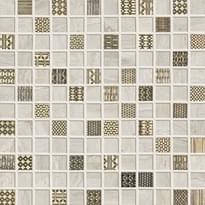 Плитка Ascot Gemstone Mosaico Ivory Dec 29.1x29.1 см, поверхность матовая