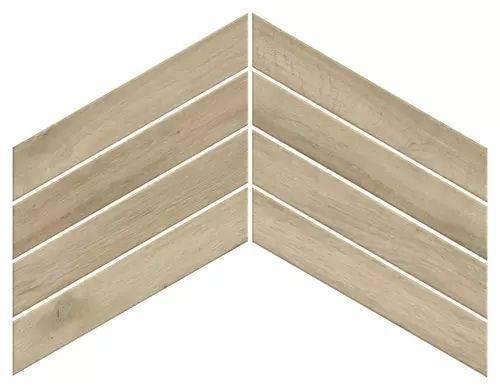 Плитка Atlas Concorde Russia Fusion Oak Natural Chevron 7.5x45 см, поверхность матовая