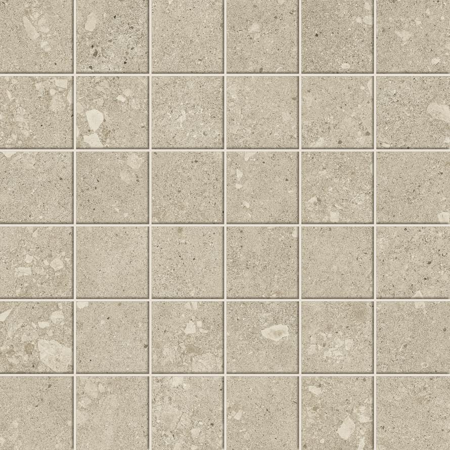 Плитка Atlas Concorde Russia Rinascente Fusion Agglom Light Mosaic 30x30 см, поверхность матовая