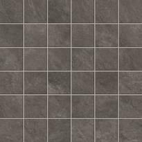 Плитка Atlas Concorde Russia Rinascente Slate Black Mosaic 30x30 см, поверхность матовая