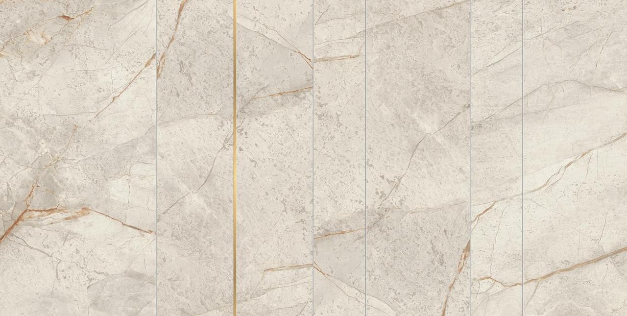 Плитка Atlas Concorde Marvel Diva White Everest Mosaico Grid Velvet 59.5x118.2 см, поверхность полуматовая