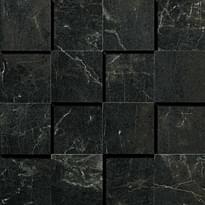 Плитка Atlas Concorde Marvel Pro Noir St Laurent Mosaico 3D 30x30 см, поверхность полуполированная